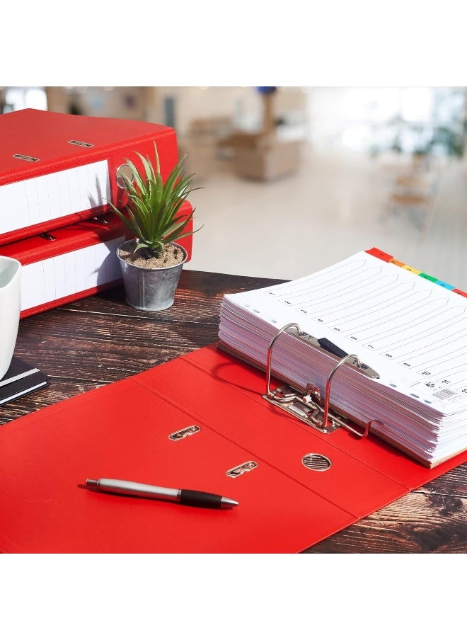 MOMENT - Premium A4 Lever Arch File, Power Mechanism, Fsc Certified, Replaceable Spine Labels, Ring Binder, Archiving & Home Office File Organizer, Blue - Image 1