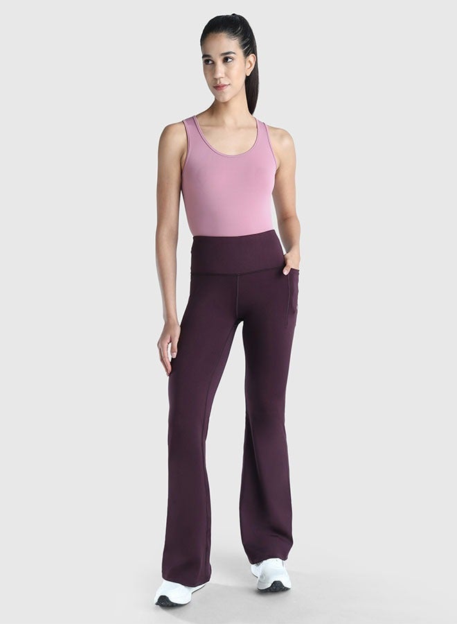 ماسلميند بنطلون نسائي واسع بخصر عالٍ وجيوب عميقة، قماش ناعم وخفيف قابل للتمدد لراحة طوال اليوم - Image 5