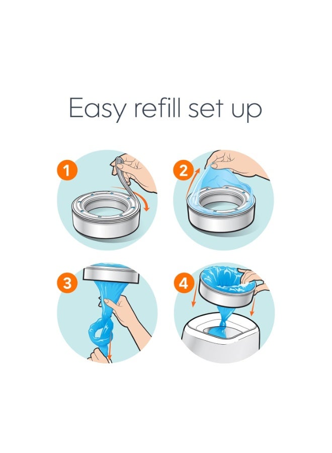 Diaper Genie Bags Refills 270 Count (Pack of 3) with Max Odor Lock | Holds Up to 810 Newborn Diapers - Image 1