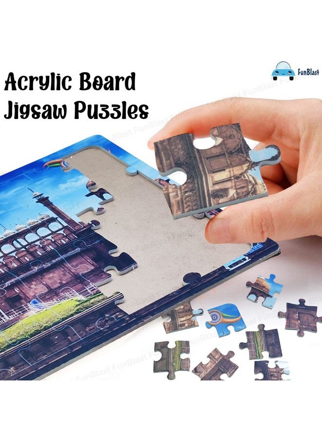 فنبلاست ألغاز فن بلاست للأطفال - 35 قطعة من أحجية الصور المقطوعة "القلعة الحمراء" للأطفال من عمر 3 إلى 5 سنوات، ألغاز الصور المقطوعة المصنوعة من الأكريليك، ألغاز الصور المقطوعة الأرضية للأطفال، ألعاب ألغاز الصور المقطوعة التعليمية والتعلمية (متعددة الألوان) - Image 4