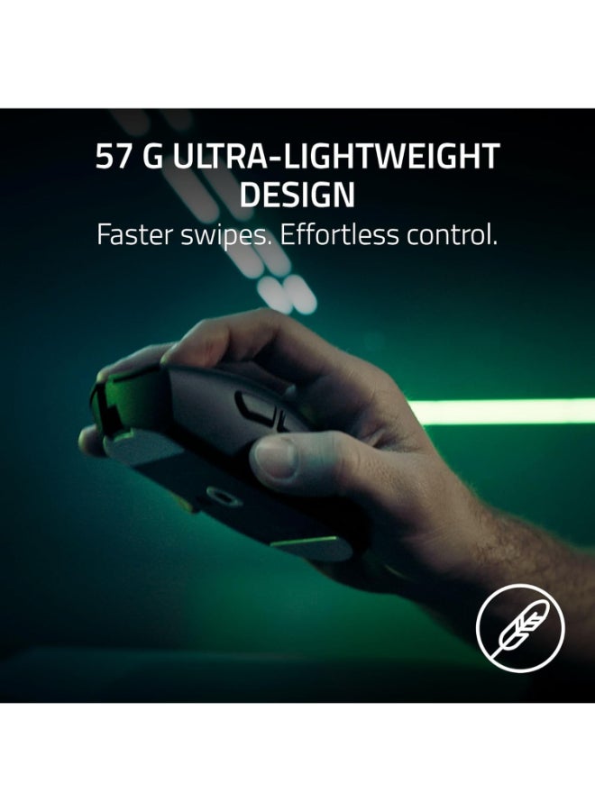 Razer DeathAdder V4 Pro 57g Ultra-lightweight Wireless Ergonomic Esports Mouse: HyperSpeed Wireless Gen-2, Focus Pro 45K Optical Sensor Gen-2, 6 Programmable Buttons, Optical Switches Gen-4 - White I RZ01-05330200-R3G1 - Image 2