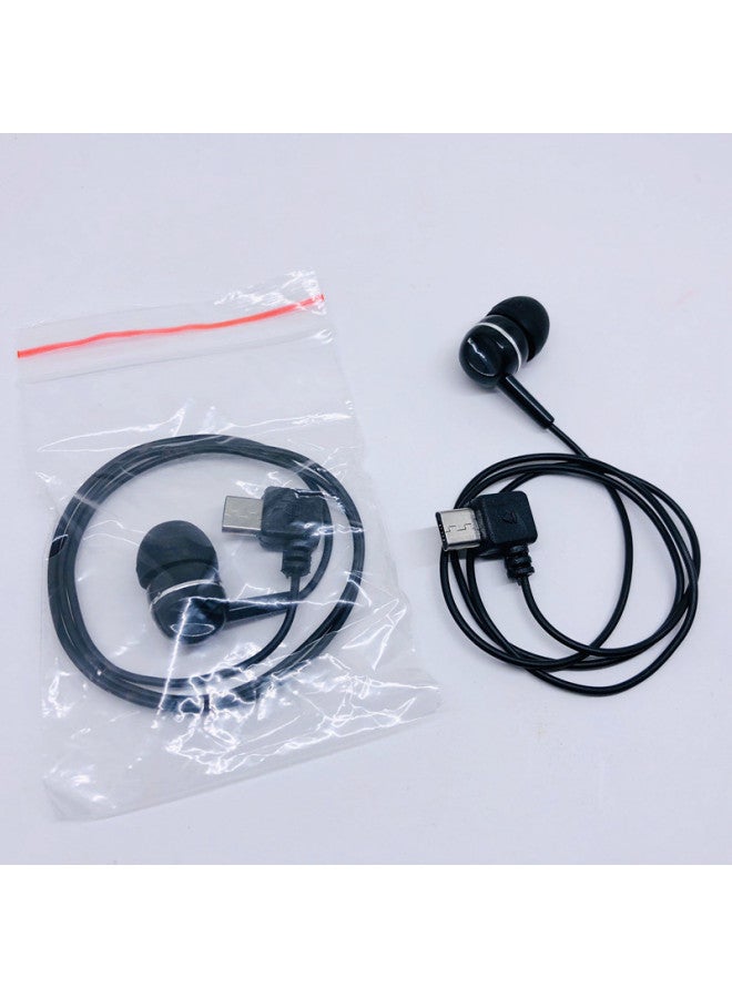 Bluetooth Sub-headset Short Line 5p In-ear Micro USB Android V8 Dual-channel Bluetooth Single-side Headset-Color:In-ear (black)  - Image 4