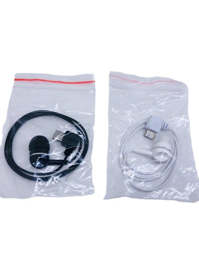 Bluetooth Sub-headset Short Line 5p In-ear Micro USB Android V8 Dual-channel Bluetooth Single-side Headset-Color:In-ear (black)  - Image 2