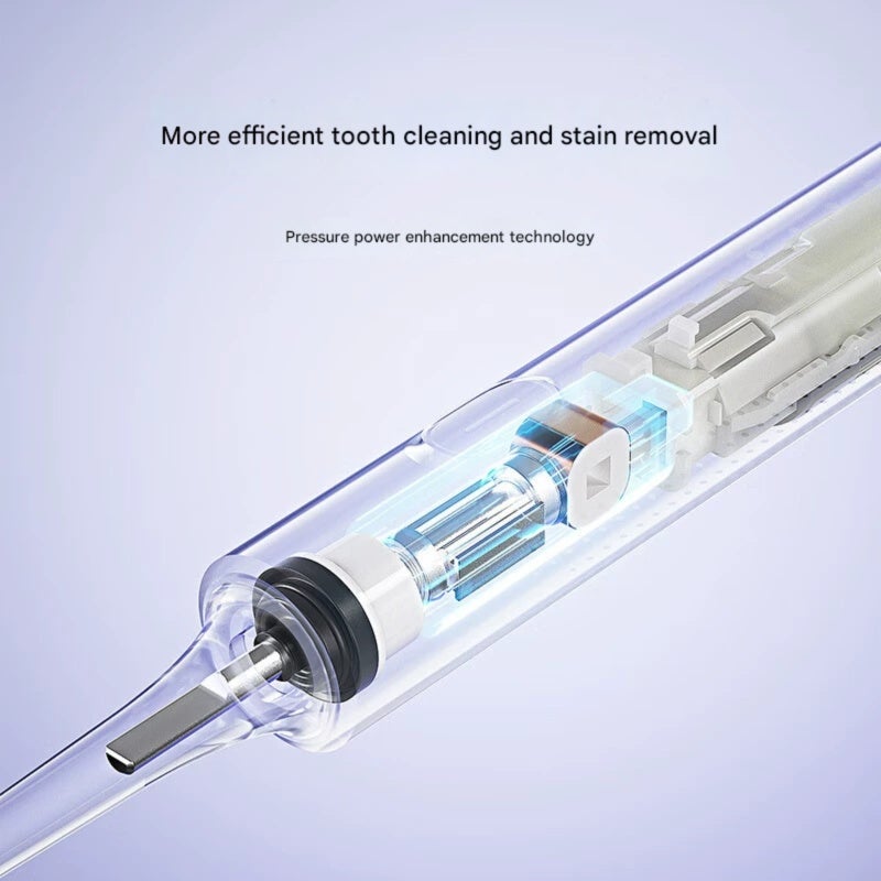 Electric Toothbrush: Blue IPX8 Waterproof - 150-Day Battery Life, 4 Copper-Free Bacteriostatic Brush Heads for Home, Travel, Sensitive Gum Users - Image 4