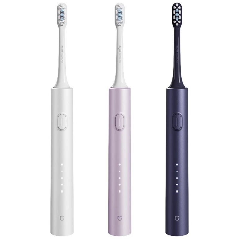 Electric Toothbrush: Blue IPX8 Waterproof - 150-Day Battery Life, 4 Copper-Free Bacteriostatic Brush Heads for Home, Travel, Sensitive Gum Users - Image 5