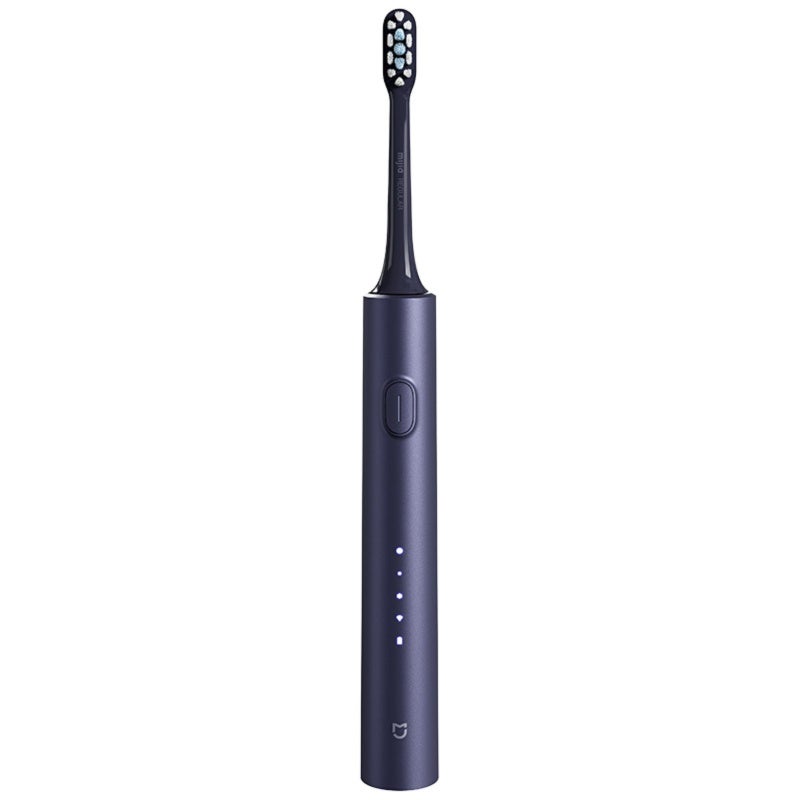 Electric Toothbrush: Blue IPX8 Waterproof - 150-Day Battery Life, 4 Copper-Free Bacteriostatic Brush Heads for Home, Travel, Sensitive Gum Users - Image 2