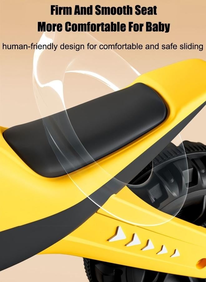 3 Wheels Baby Ride On Toy Car ,Children'S Self Driving Toy Car,Sitting Baby Tricycle, Toddler Balance Bike,Walking Baby Car With Led Light And Music,For Boy Girl, Indoor Outdoor Toy,Yellow - Image 5