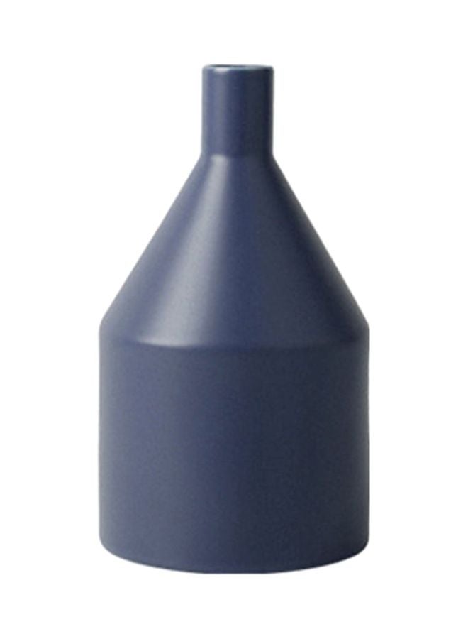 Loquat Decorative Flower Vase Blue 16.5x9.5cm - Image 1