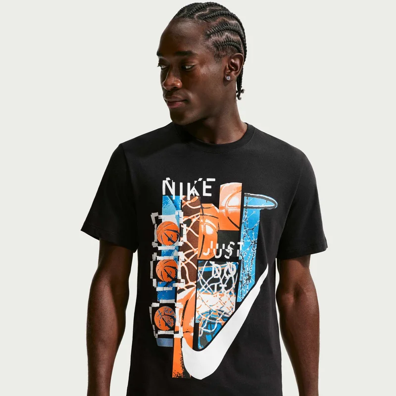 Nike Black Men's Club T-Shirt for Men | Best Price UAE