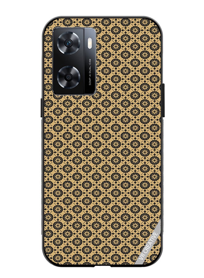 VR CREATIVE Protective Case Cover For Oppo A57/A77s Pattern Classical Luxury Ornament Royal Texture Design Multicolour - Image 1