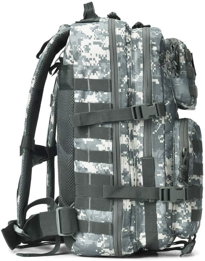 REEBOW GEAR Military Tactical Backpack 40L Assault Pack Army Molle Bug Out Bag Backpacks Black Brown - Image 2