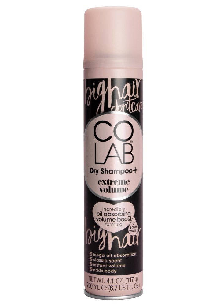 Colab Dry Shampoo Transparent Extreme Volume 200ml - Image 1