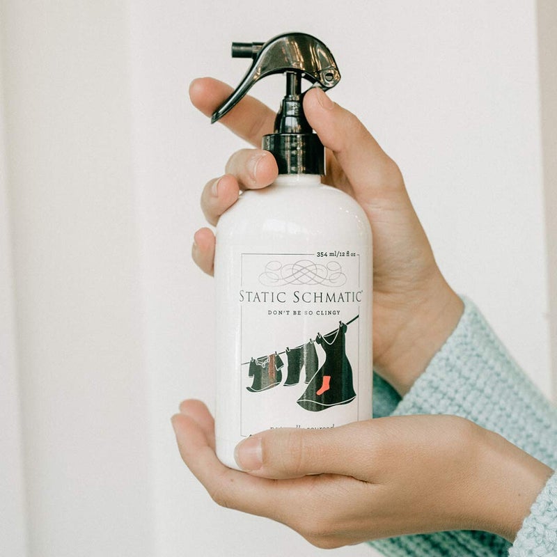 Static Schmatic for Clothes, Natural Static Cling Remover, Static Spray for Clothes, Anti-Static Spray, Natural Static Cling Remover, Dryer Sheet Alternative, Laundry Size (12 Fl Oz) - Image 2