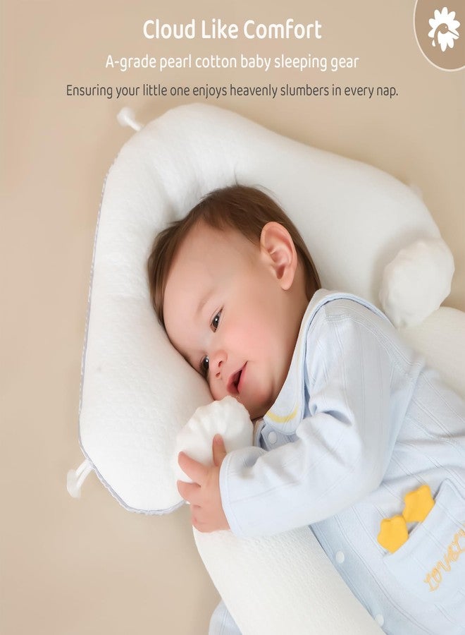 StarAndDaisy Newborn Baby Nursing Pillows, Breastfeeding and Bottle Feeding Pillow, Baby Correcting Head Deviation, Breathable Washable Protection Cushion, Suitable for Babies 0-36 Months - Image 3