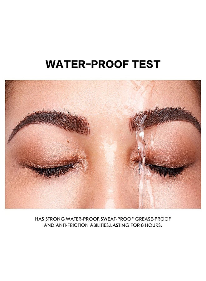 مينيستار صَبغة حواجب دائمة وسهلة التقشير، صَبغة حواجب قابلة للتقشير تستمر لمدة 3 أيام، جل حواجب غني باللويزة الملكية والألوة فيرا، مقاومة للماء ومن دون تلطيخ، صبغة قابلة للتقشير باللون البني (#101) - Image 3