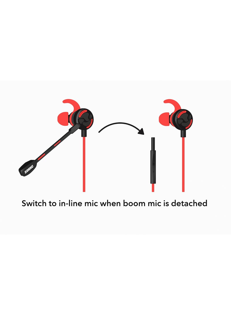 G618I Wired Earphones - Detachable Dual Microphone - Surround Sound - 10mm Driver Unit - Comfortable and Lightweight Design with Storage Bag - Black.  - Image 2