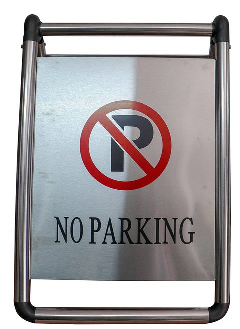 Foldable A Shaped No Parking Stand