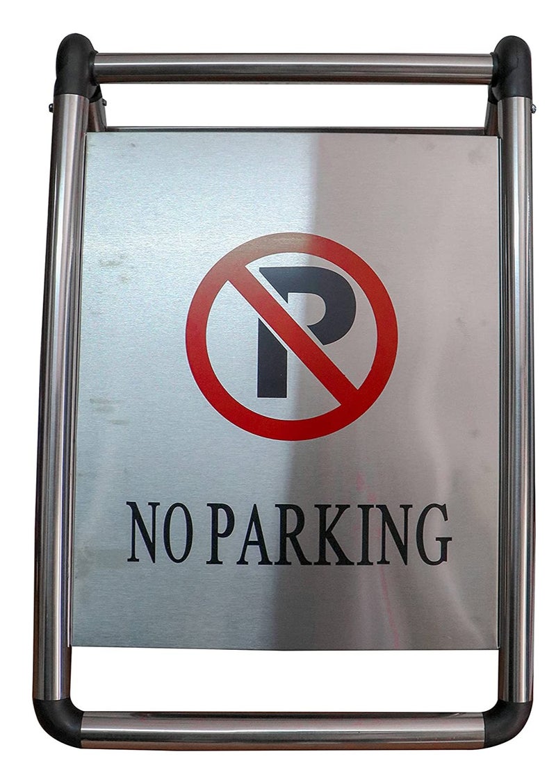 Dubkart Foldable A Shaped No Parking Stand  - Image 1