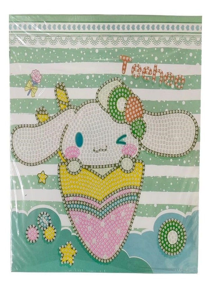 Diy 3D Diamond Painting Kit for Kids Develop Focus Skills and Patience, Improve Visual Coordination 20 X 20 cm (Cinnamoroll) - Image 1