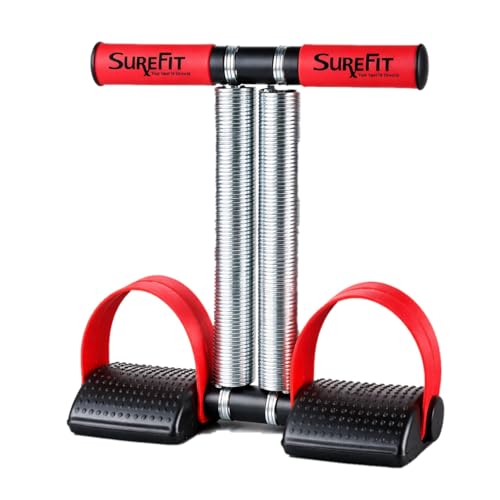 SUREFIT Double Spring Tummy Trimmer for Men & Women | Heavy Resistance Ab Exerciser | Foam Grip, Strong Pedals | Fat Burner, Waist & Belly Toning Equipment for Home Workout - Image 1