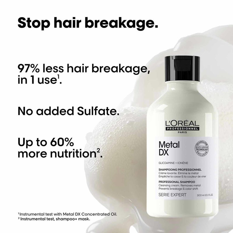 L'Oréal Professionnel LOral Professionnel Serie Expert Metal DX AntiMetal Cleansing Cream Shampoo - Image 2