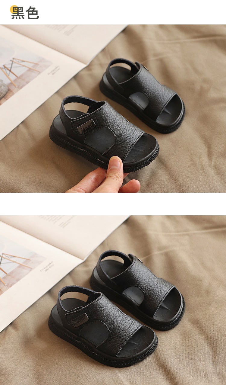 Latest fashion boys and girls children's summer sandals with soft soles and anti slip beach shoes - Image 3