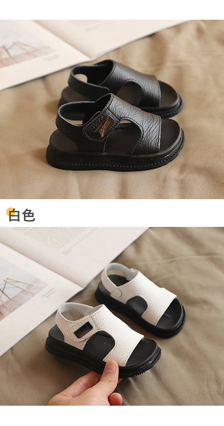 Latest fashion boys and girls children's summer sandals with soft soles and anti slip beach shoes - Image 4