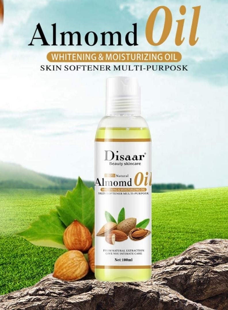 Disaar DISAAR BEAUTY Snake Oil Stop Hair Remover Body Face Spray, ure Natural Almond Oil 100ml and Hair Growth Essential Oil GINGER - Image 5