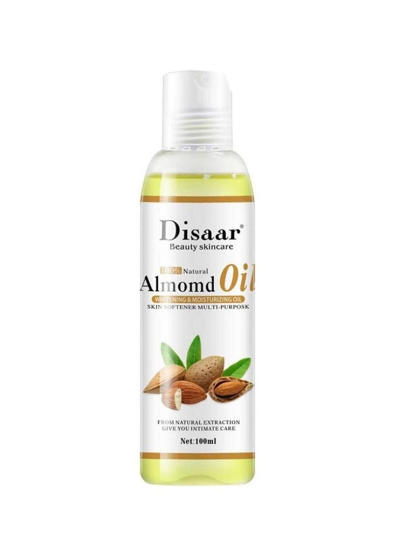 Disaar DISAAR BEAUTY Snake Oil Stop Hair Remover Body Face Spray, ure Natural Almond Oil 100ml and Hair Growth Essential Oil GINGER - Image 2