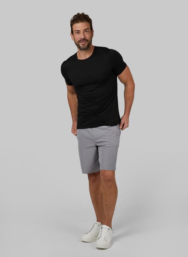 32 Degrees 32º DEGREES Mens 4 Pack Cool Quick Dry Active Basic Crew T-Shirt, Black, Small - Image 4