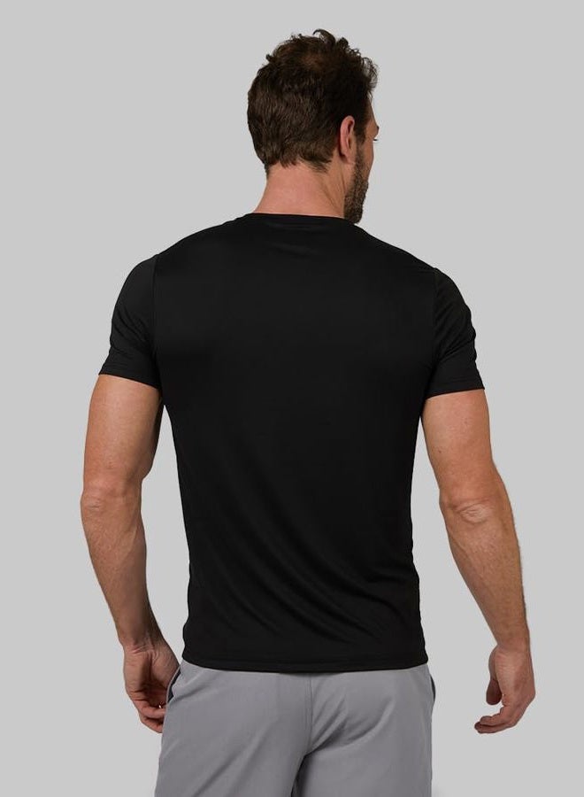32 Degrees 32º DEGREES Mens 4 Pack Cool Quick Dry Active Basic Crew T-Shirt, Black, Small - Image 3