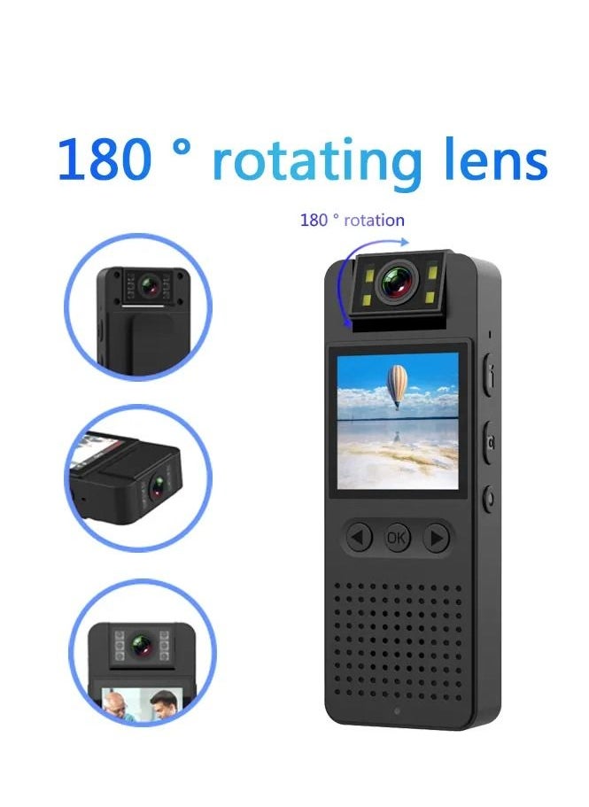 GULFLINK CS06 night vision 1080P FULL HD Recorder meeting sport portable mini body camera with LCD screen  - Image 3