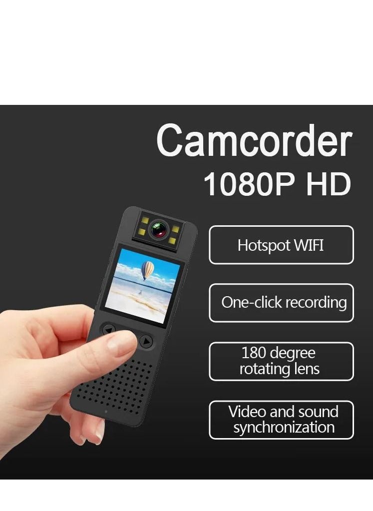 GULFLINK CS06 night vision 1080P FULL HD Recorder meeting sport portable mini body camera with LCD screen  - Image 4
