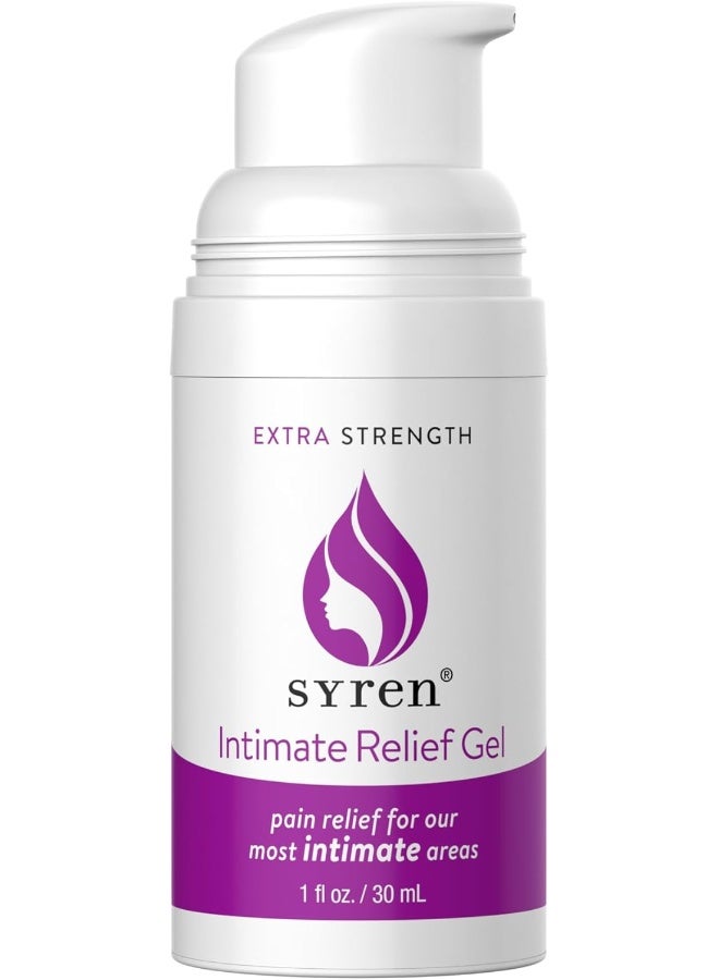 Syren Intimate Relief  Intimate Pain Relieving Gel  Relieves Vulva Pain Throbbing Spasms Vaginal Dryness Itching Burning Redness Irritation 10 Ounce - Image 1