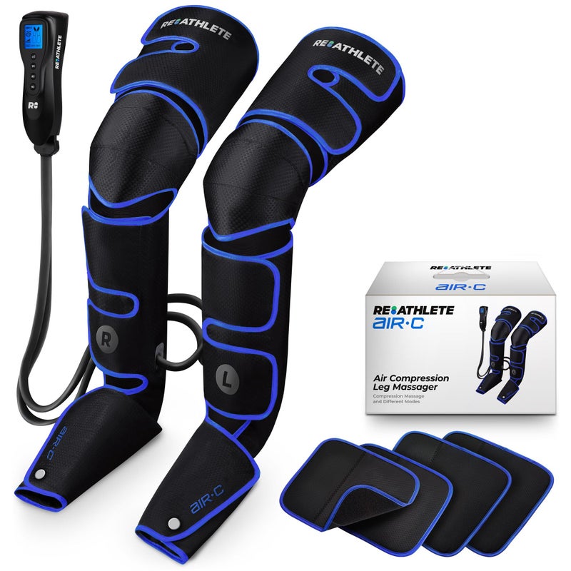 REATHLETE Leg Massager - Full Leg Massager for Circulation and Pain Relief, 4 Modes of Massage | Thigh, Calf, Foot Massager | Air Compression Leg Massager - Image 1