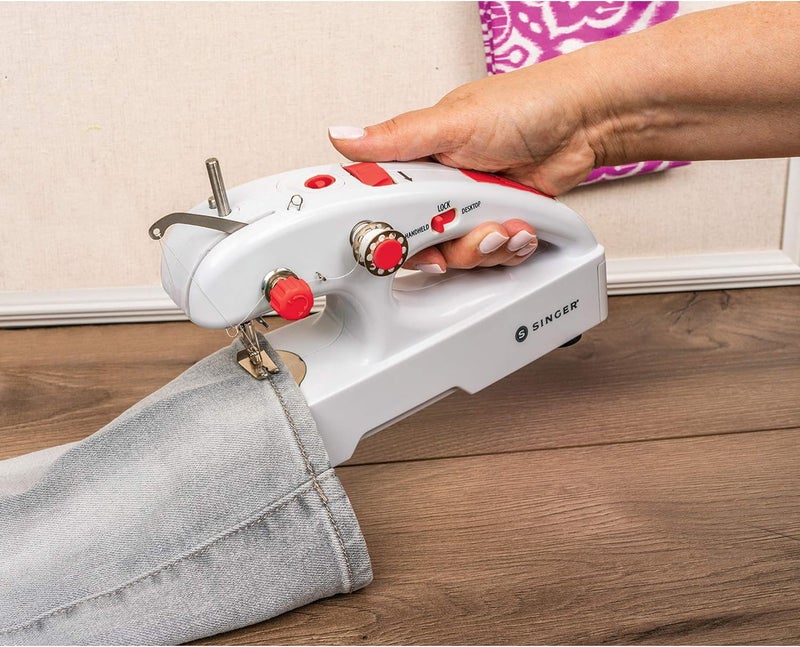 SINGER آلة خياطة سريعة محمولة بدون سلك (حزمة خياطة سريعة بخيطين) - Image 2