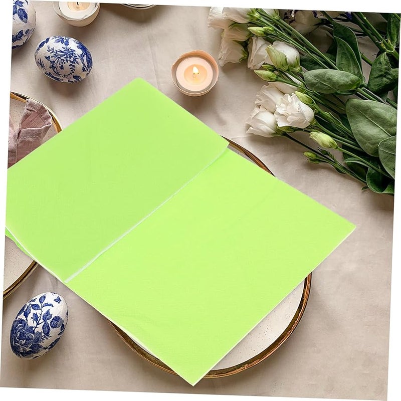 مناديل ورقية مزدوجة 20 قطعة ناعمة وماصة للاستخدام لمرة واحدة للحفلات والأعراس وترتيب الطاولات - Image 4