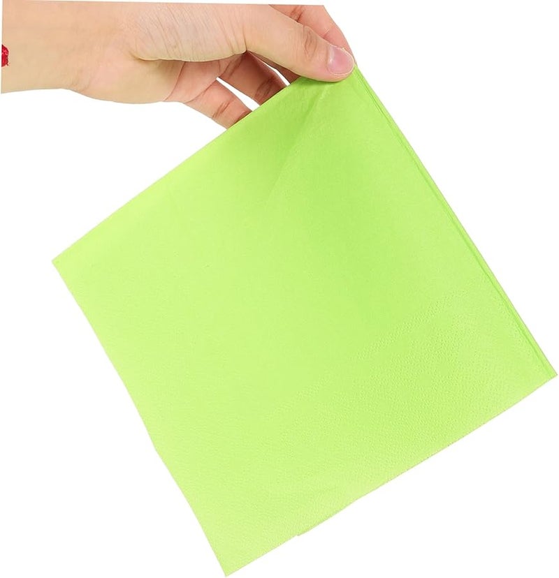 مناديل ورقية مزدوجة 20 قطعة ناعمة وماصة للاستخدام لمرة واحدة للحفلات والأعراس وترتيب الطاولات - Image 5