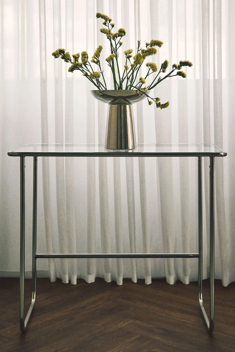 H&M Glass console table