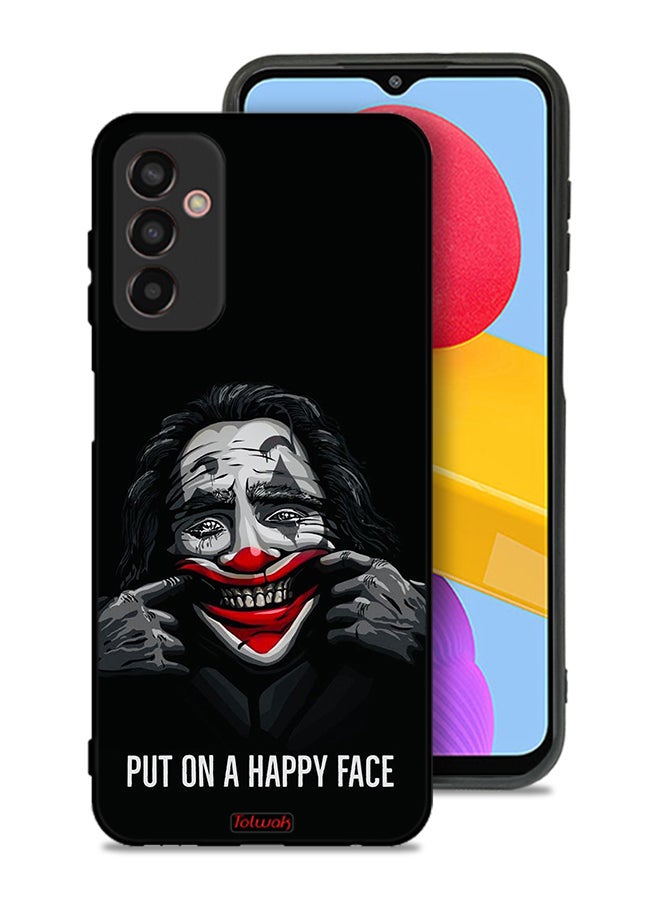 Tolwak Samsung Galaxy M23 Protective Case Cover Put On Happy Face - Image 1