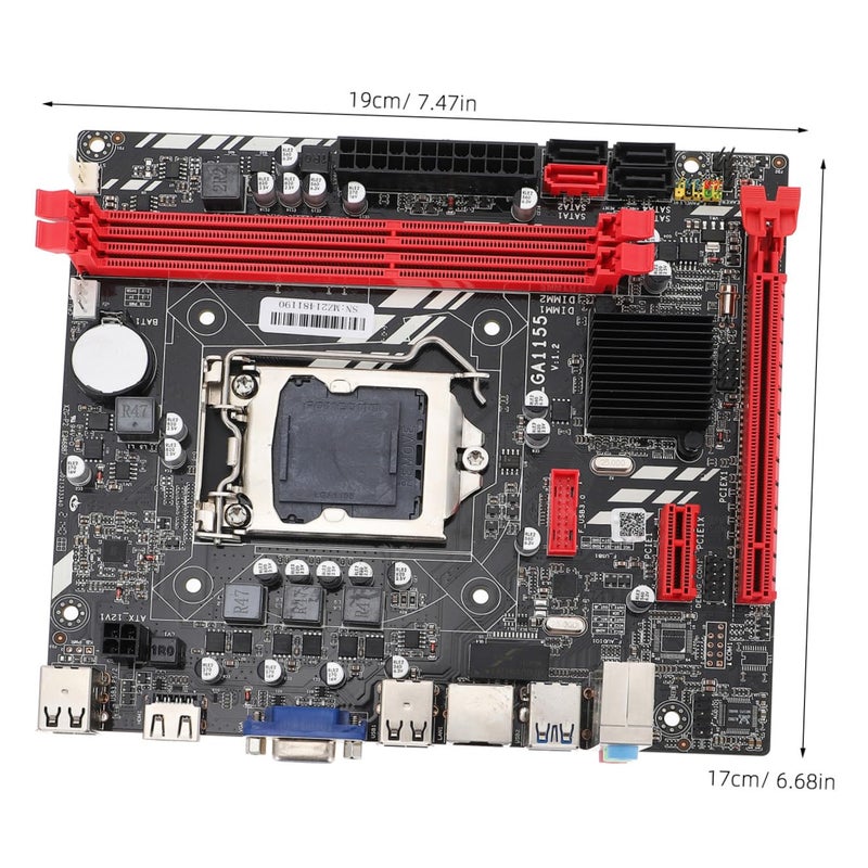 Micro ATX B75 Motherboard LGA 1155 Socket For Intel Core I3 Processors PC Build Gaming - Image 3