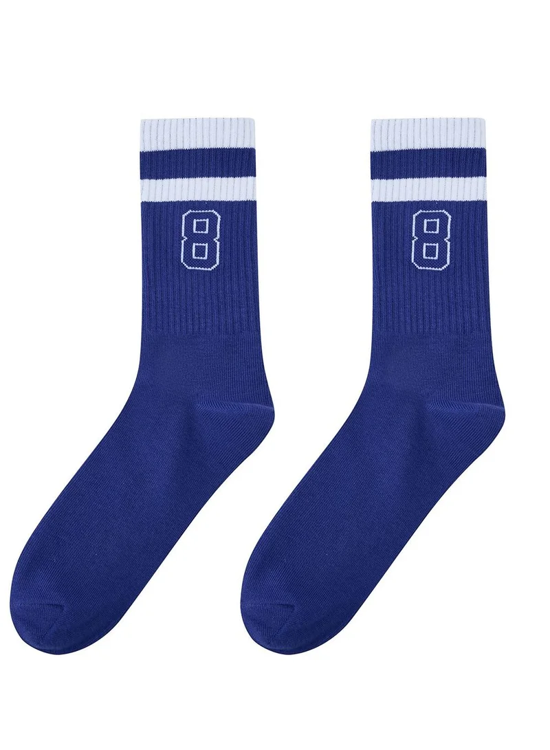 GIORDANO Men 2 Pack Longer Essential Crew Socks