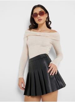 ONLY Off Shoulder Bow Detailed Top  - Image 1