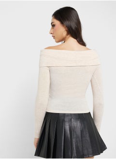 ONLY Off Shoulder Bow Detailed Top  - Image 2