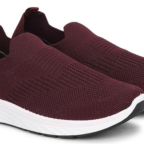 Aqualite Women LSS-307 Shoes, Maroon/White, 4 UK/India - Image 2