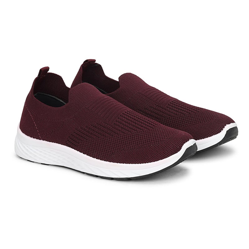 Aqualite Women LSS-307 Shoes, Maroon/White, 4 UK/India - Image 5