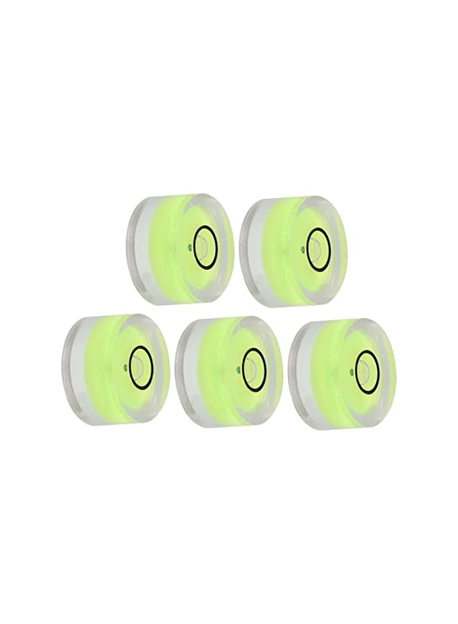 PROMASS 5pcs Bubble Spirit Levels, 15mm Circular Bullseye Bubble Level Mini Round Spirit Level Measuring Tool for Balance Electronic Scale Camera  - Image 4