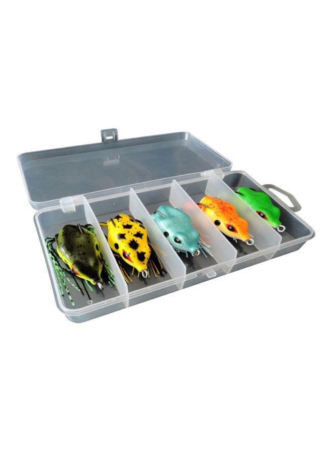 نيبمينينت طقم طُعم صيد ثلاثي الأبعاد على شكل ضفدع مكون من 5 قطع 5.5سم - Image 1