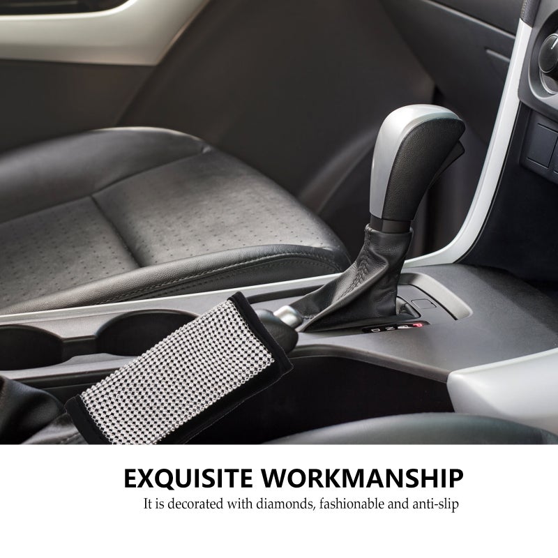 Universal PU Leather Handbrake Cover Protective Car Gear Protector - Image 1