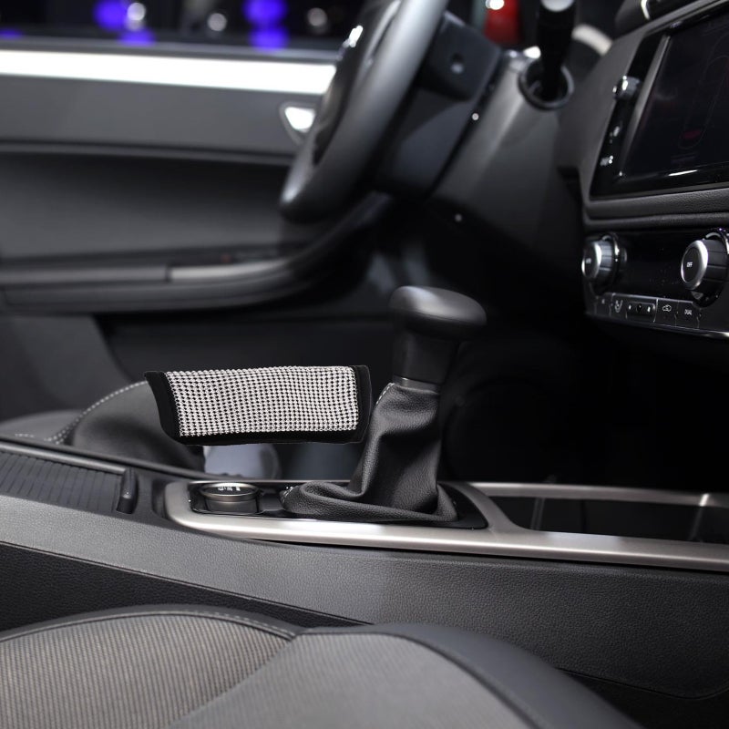 Universal PU Leather Handbrake Cover Protective Car Gear Protector - Image 4